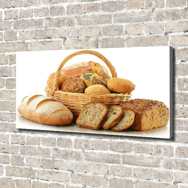 Canvas wall art Bread in the basket