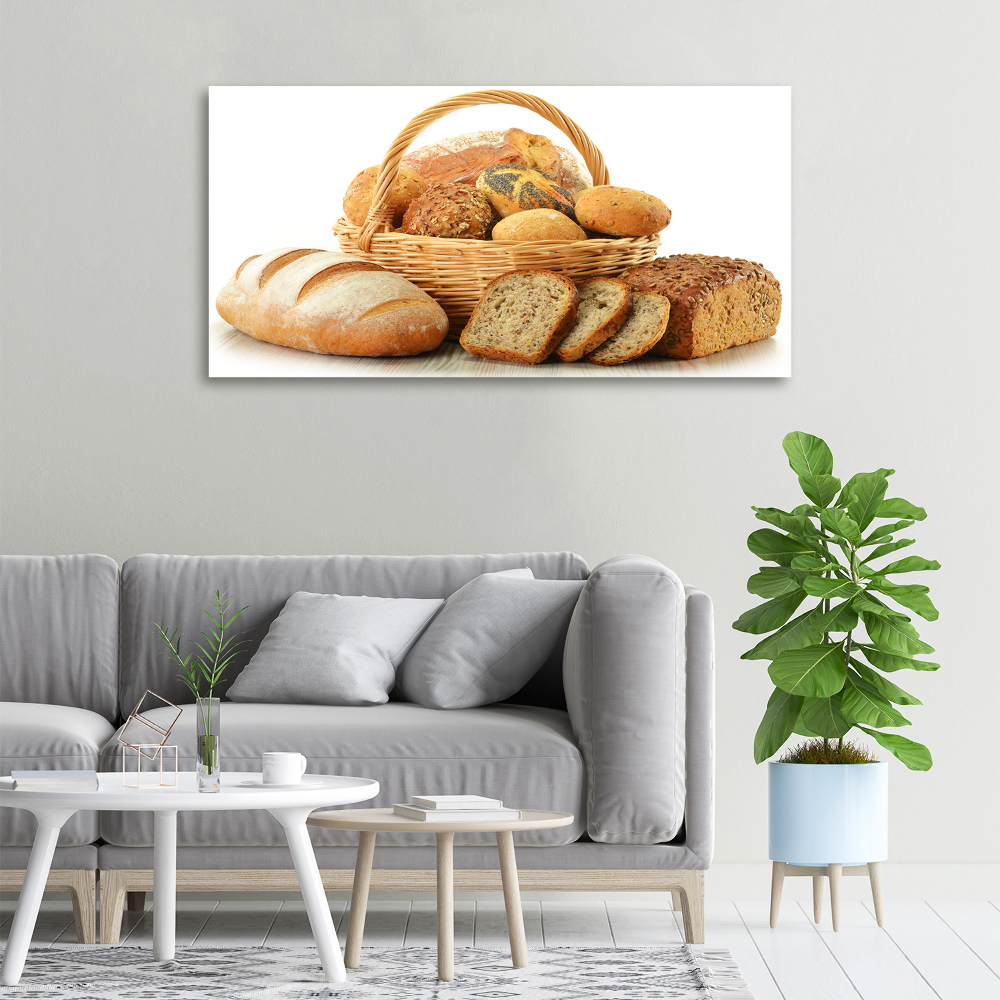 Canvas wall art Bread in the basket