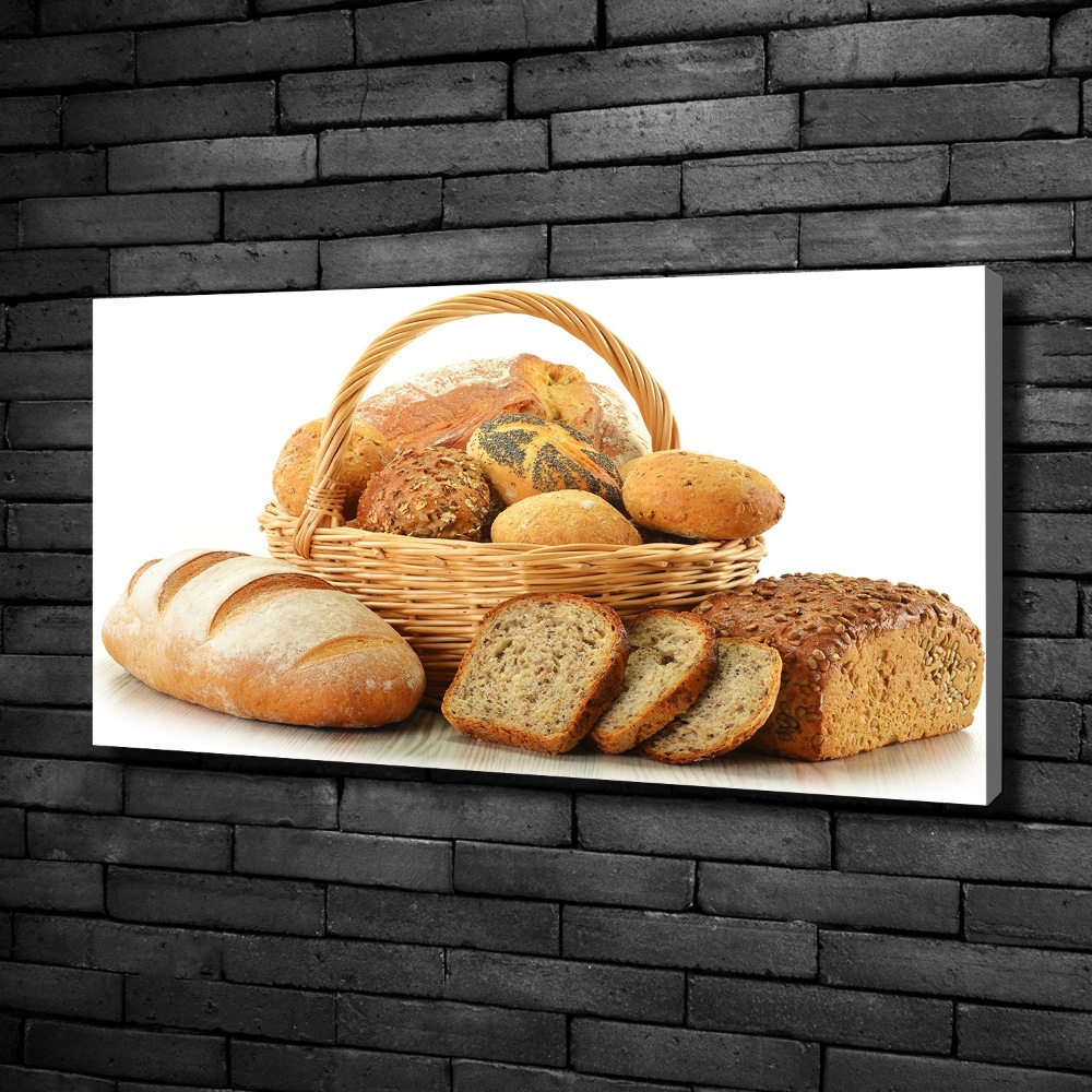 Canvas wall art Bread in the basket