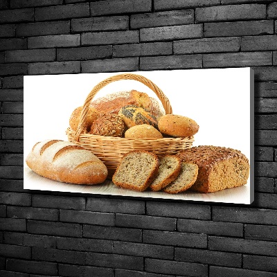 Canvas wall art Bread in the basket