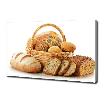 Canvas wall art Bread in the basket