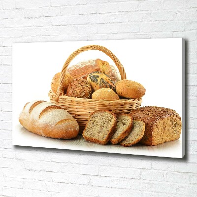 Canvas wall art Bread in the basket