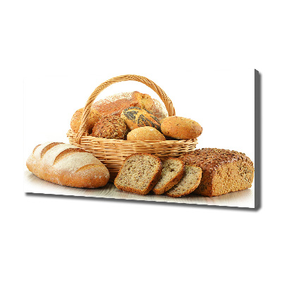 Canvas wall art Bread in the basket