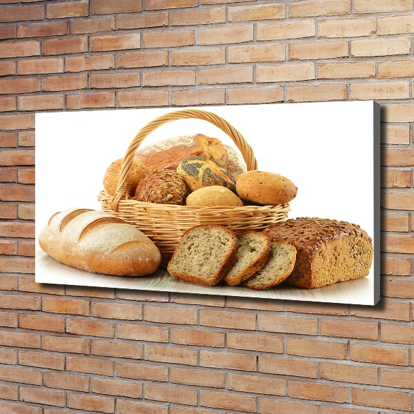 Canvas wall art Bread in the basket