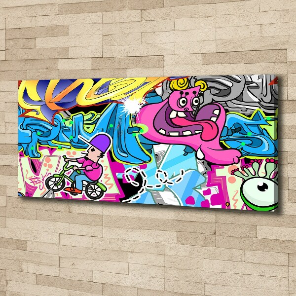 Canvas wall art Graffiti