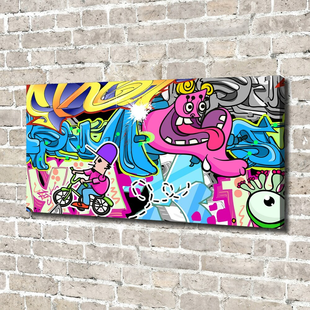 Canvas wall art Graffiti