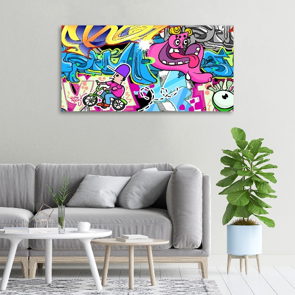 Canvas wall art Graffiti