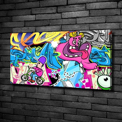 Canvas wall art Graffiti