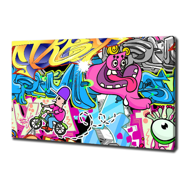 Canvas wall art Graffiti