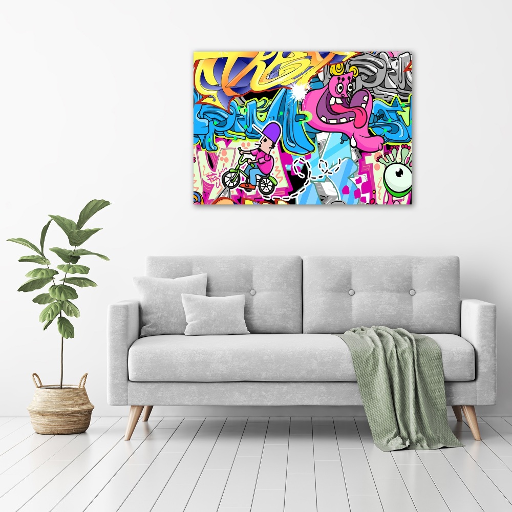 Canvas wall art Graffiti