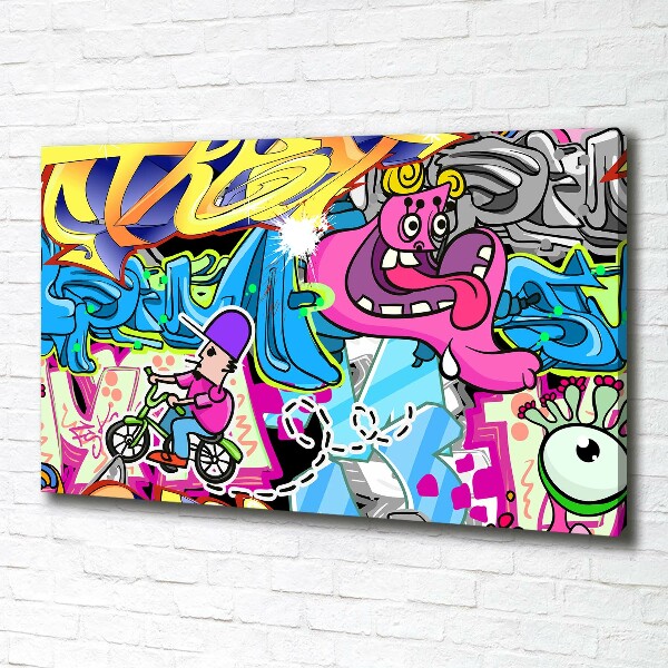 Canvas wall art Graffiti