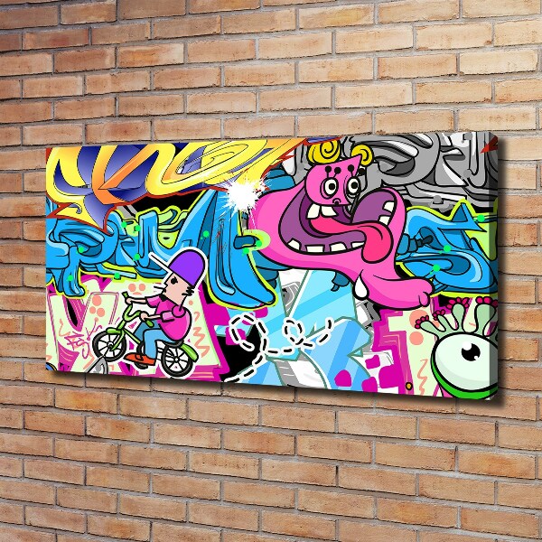 Canvas wall art Graffiti