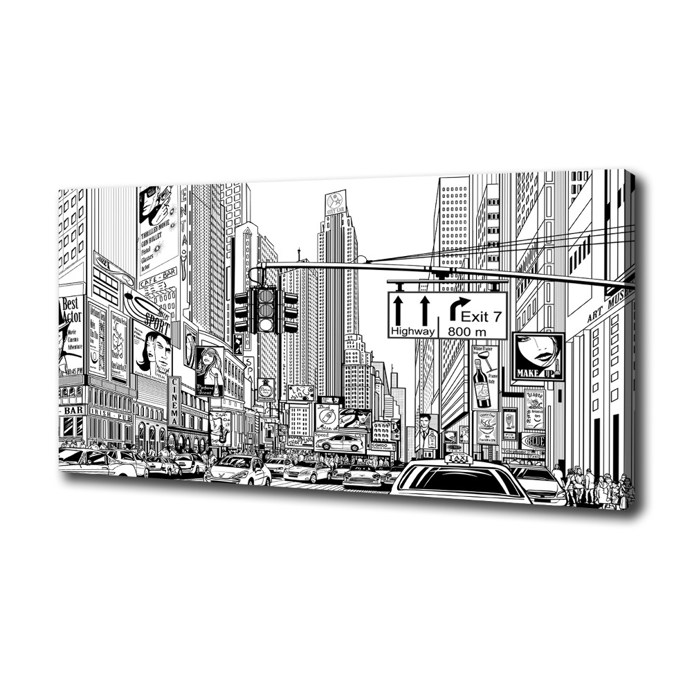 Canvas wall art New York streets