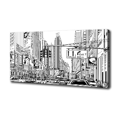 Canvas wall art New York streets