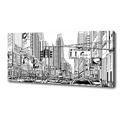 Canvas wall art New York streets