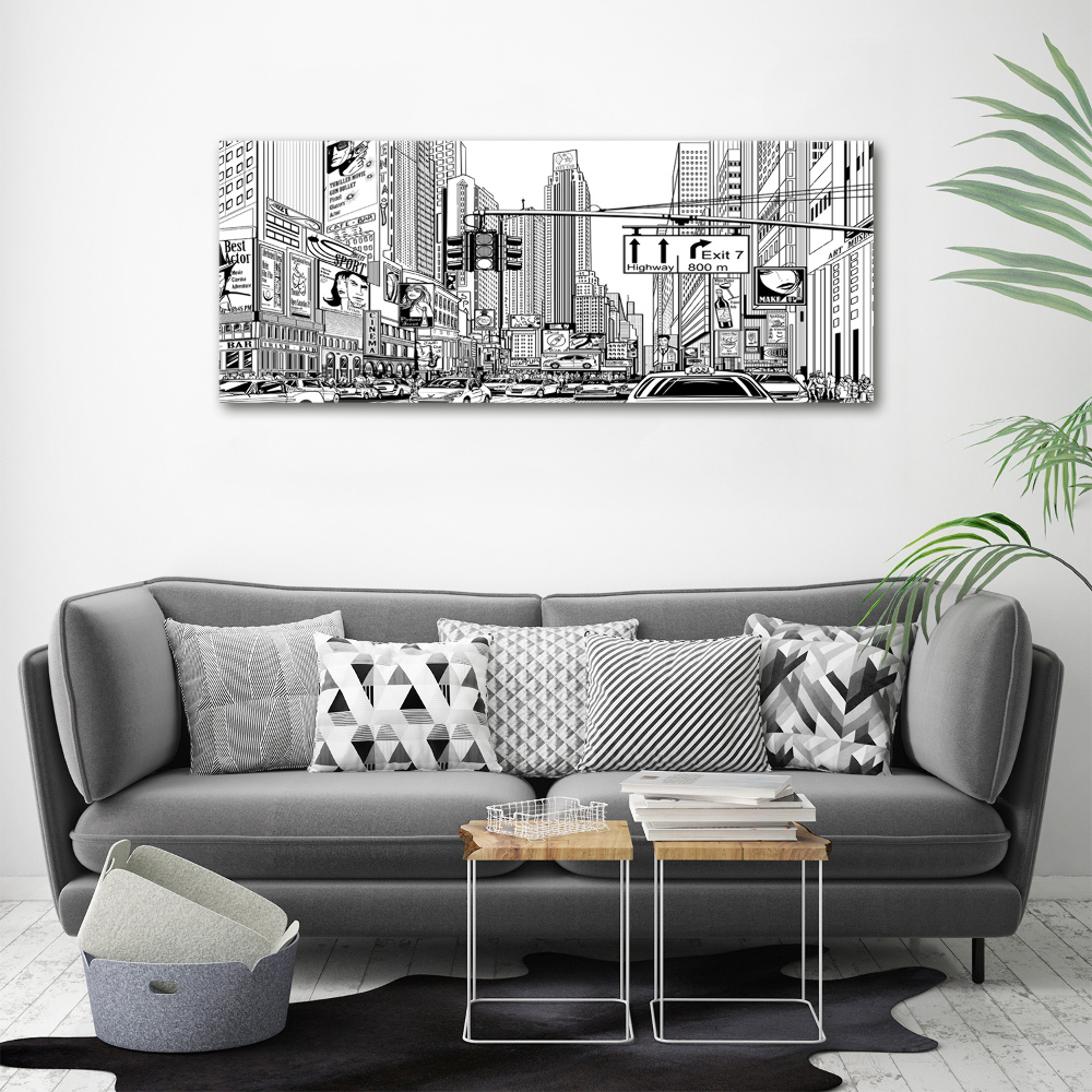 Canvas wall art New York streets