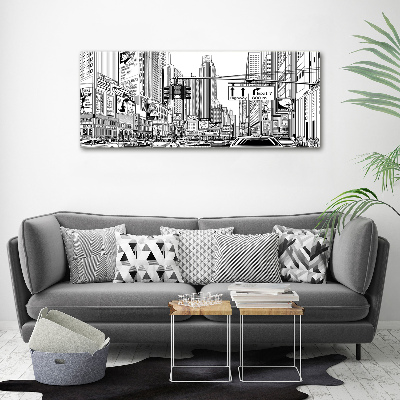 Canvas wall art New York streets