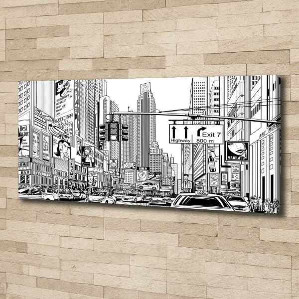 Canvas wall art New York streets