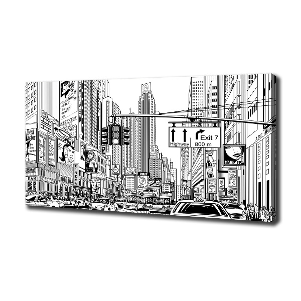 Canvas wall art New York streets