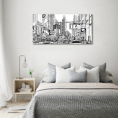 Canvas wall art New York streets