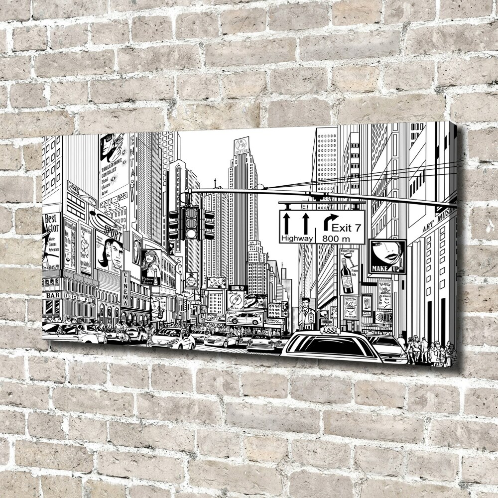 Canvas wall art New York streets