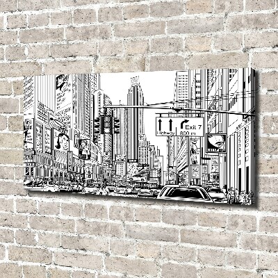 Canvas wall art New York streets