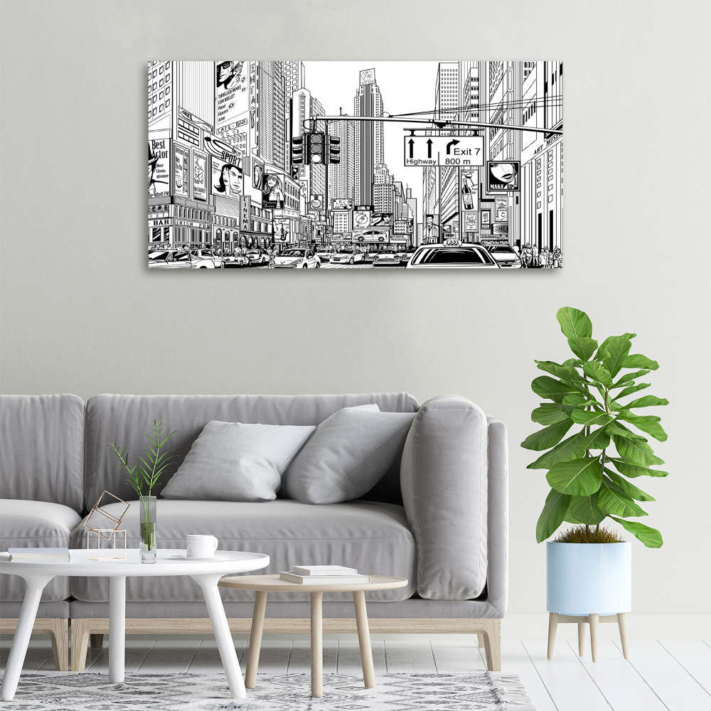 Canvas wall art New York streets