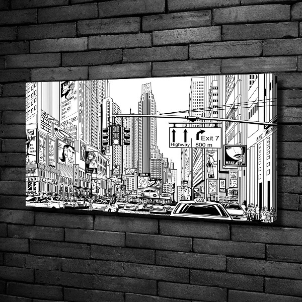 Canvas wall art New York streets