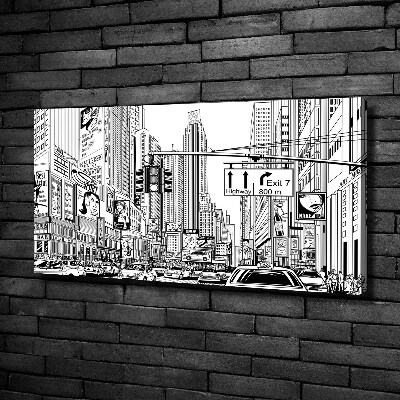 Canvas wall art New York streets