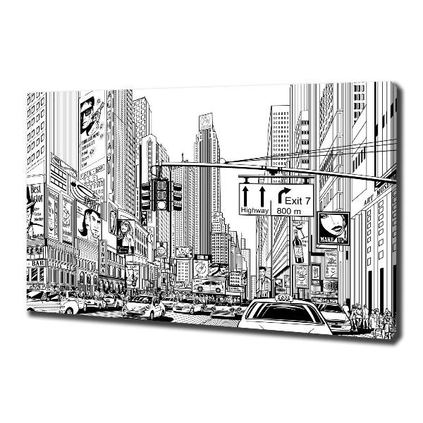 Canvas wall art New York streets