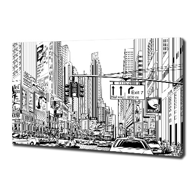 Canvas wall art New York streets