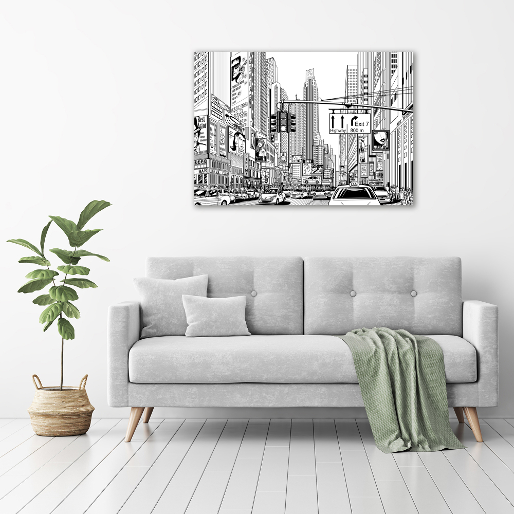 Canvas wall art New York streets