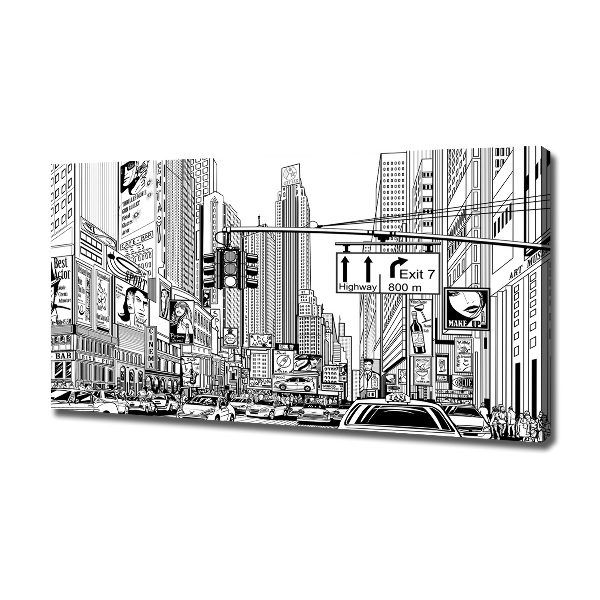 Canvas wall art New York streets