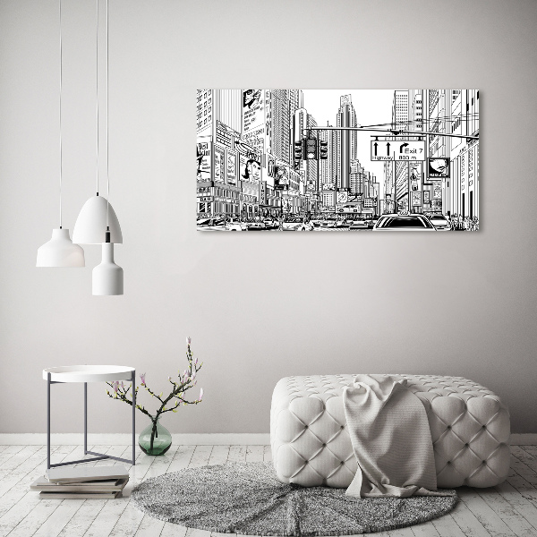 Canvas wall art New York streets