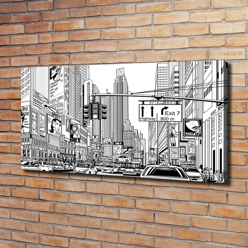 Canvas wall art New York streets