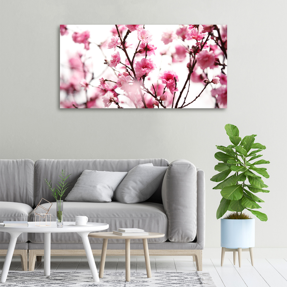 Canvas wall art Plum flower