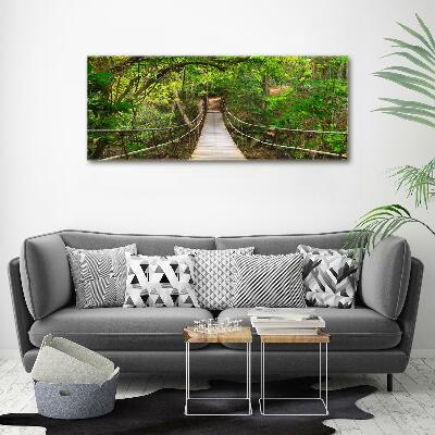 Canvas wall art Rope bridge