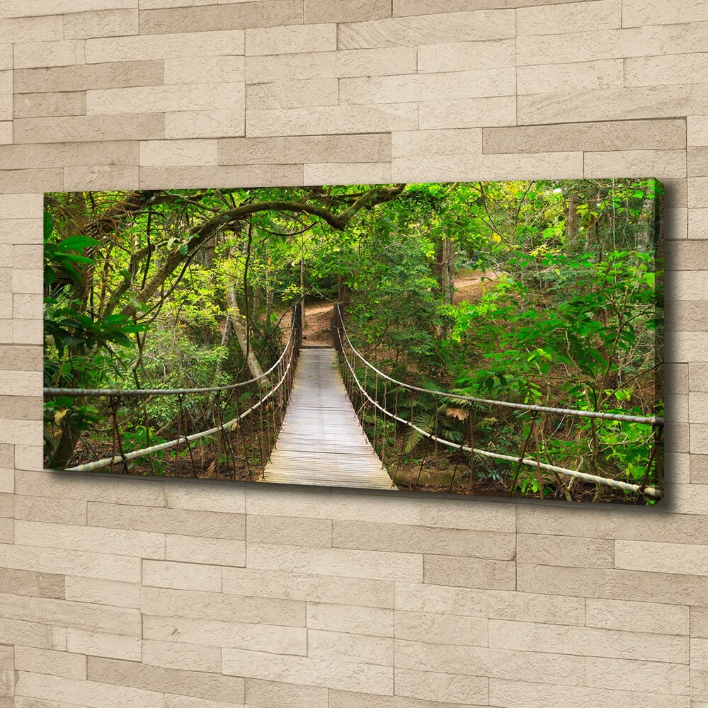 Canvas wall art Rope bridge