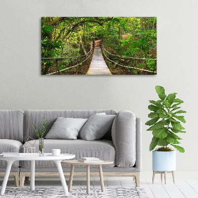 Canvas wall art Rope bridge