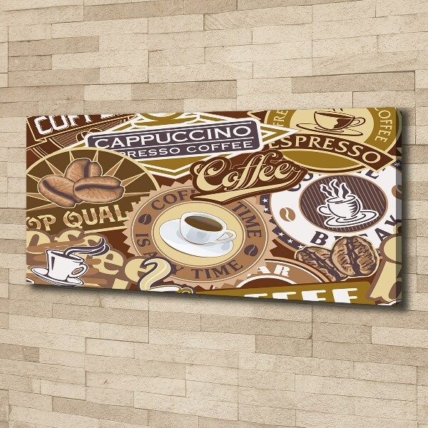 Canvas wall art Coffeehouse