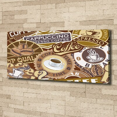 Canvas wall art Coffeehouse