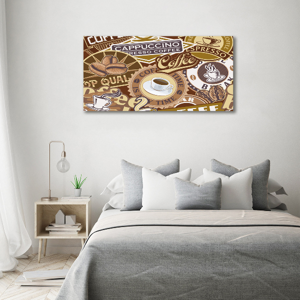 Canvas wall art Coffeehouse