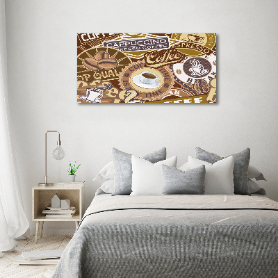 Canvas wall art Coffeehouse