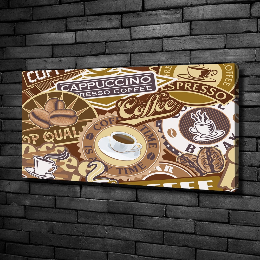 Canvas wall art Coffeehouse