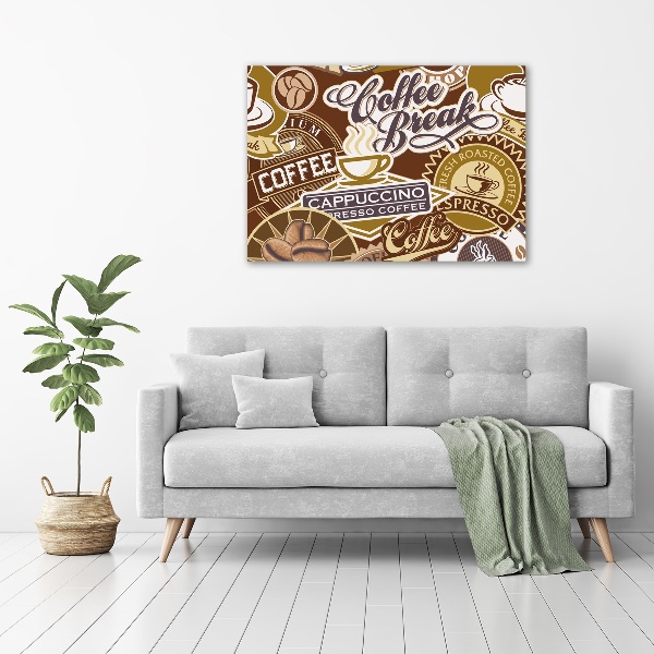 Canvas wall art Coffeehouse