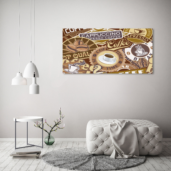 Canvas wall art Coffeehouse