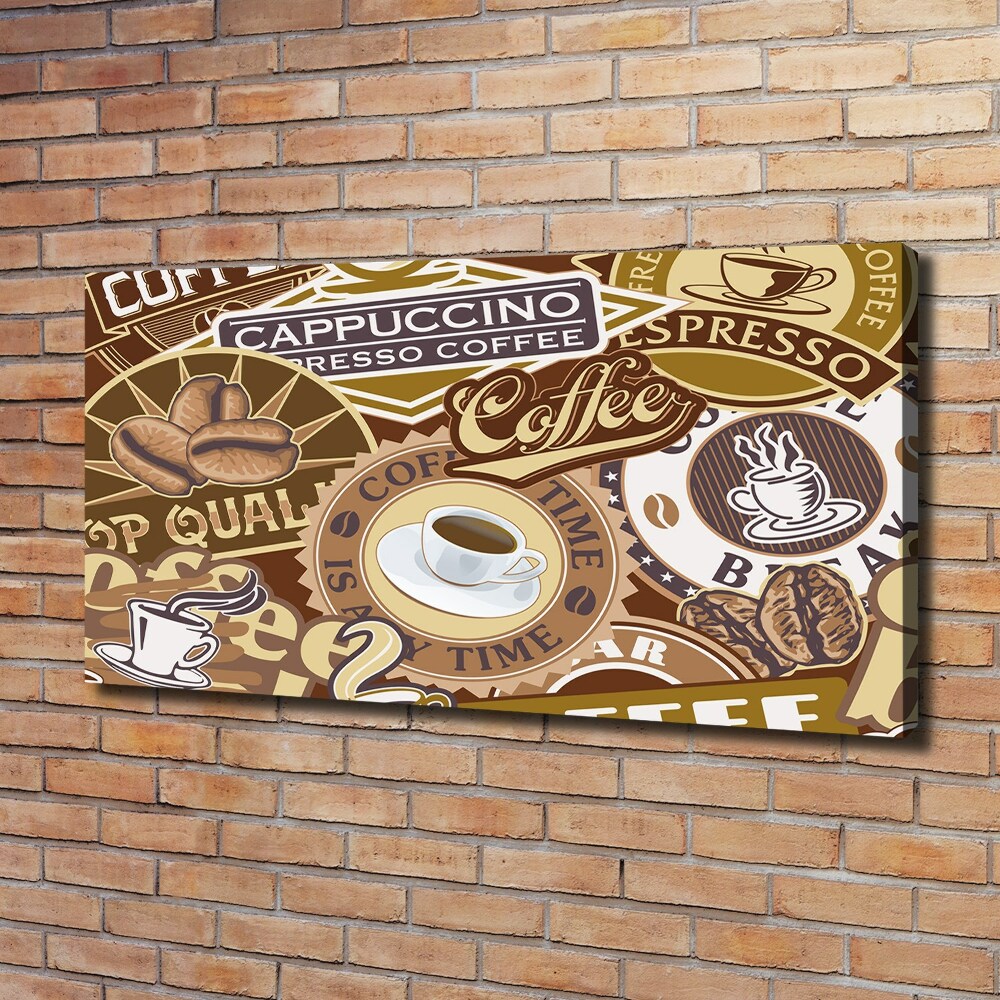 Canvas wall art Coffeehouse