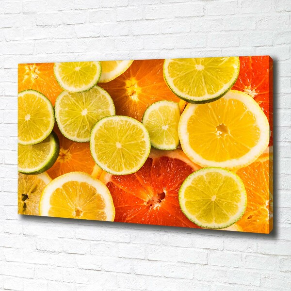 Canvas wall art Citrus fruits