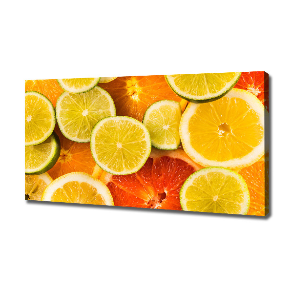 Canvas wall art Citrus fruits