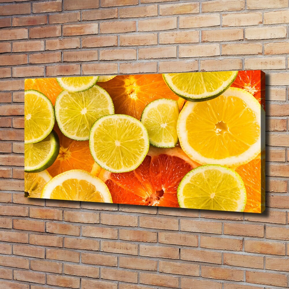 Canvas wall art Citrus fruits